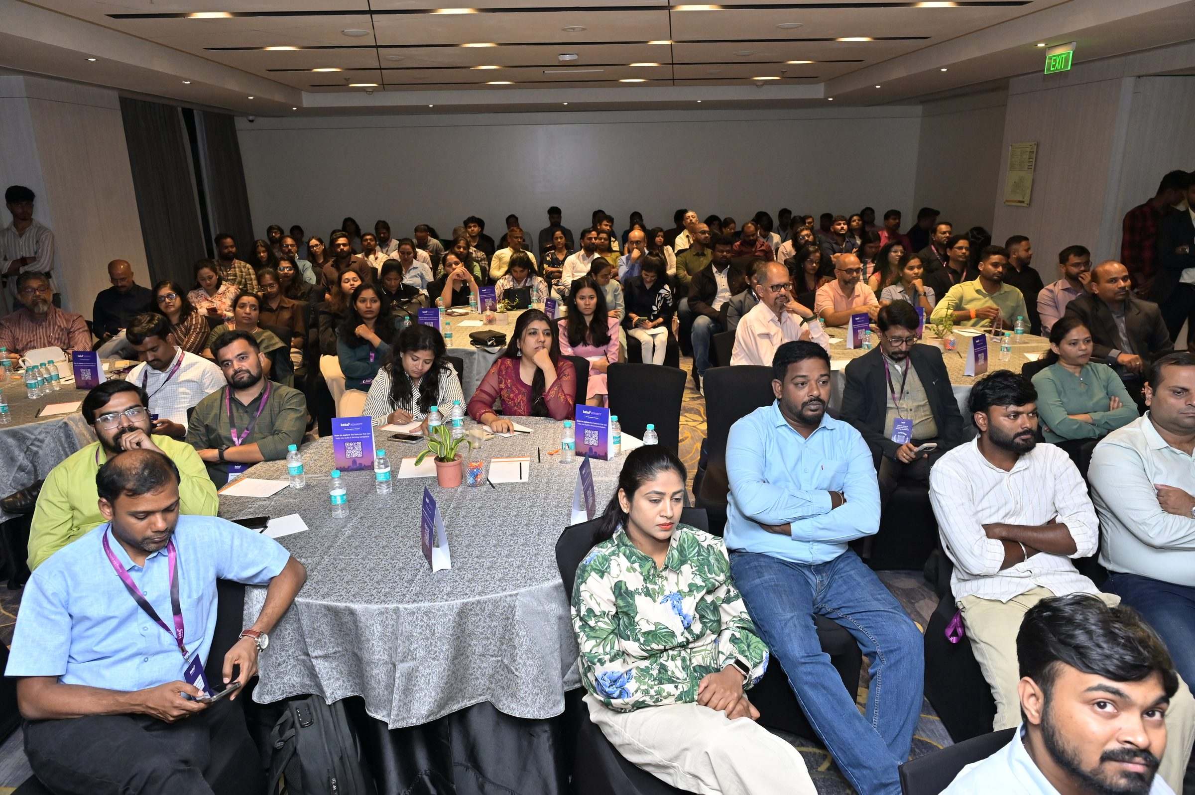 Delegates seated in the conference hall at Keka Konnect, Bengaluru