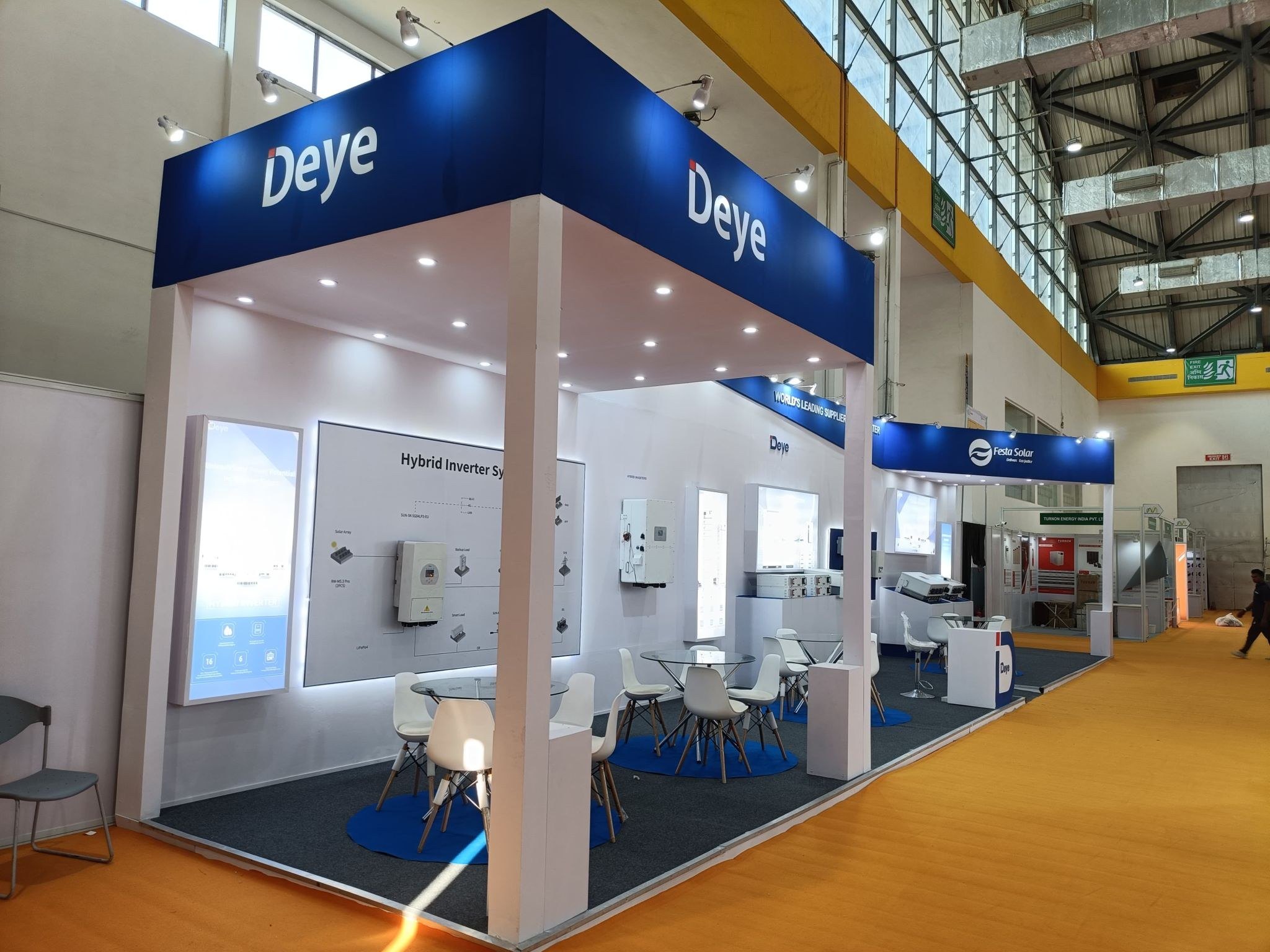 Exhibition stall built by Taazzle India at Hitex, Hyderabad
